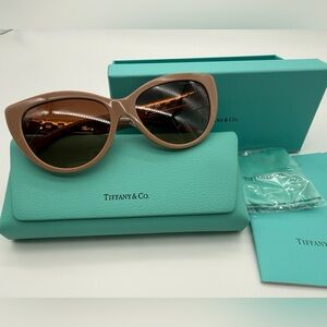 Tiffany & Co. Women's Nude Cat Eye Sunglasses